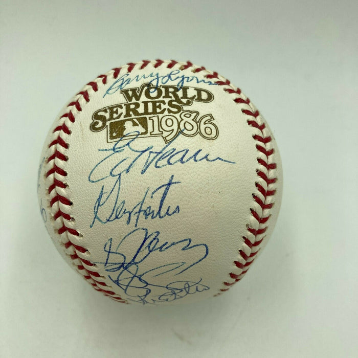 1986 New York Mets Team Signed 1986 World Series Baseball MLB Authenticated