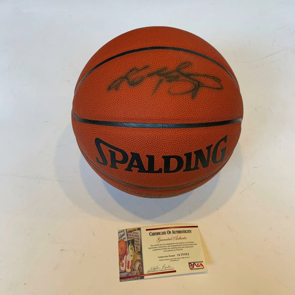 Kobe Bryant 1996 Rookie Signed Official Spalding NBA Basketball With PSA DNA COA