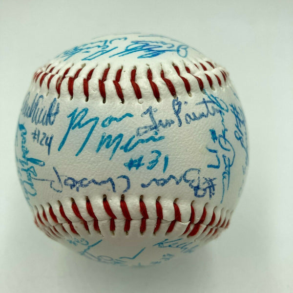 1991 Fresno State Bulldogs Team Signed Baseball NCAA College World Series