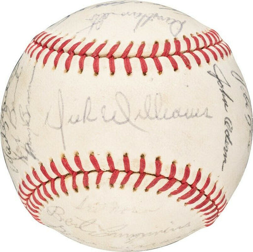 1972 Oakland A's Athletics World Series Champs Team Signed Baseball JSA COA
