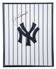 Joe Dimaggio Signed Vintage New York Yankees Jersey Swatch Framed Beckett COA