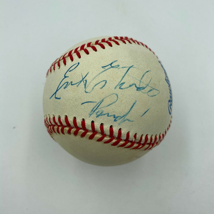 Erik Estrada & Larry Wilcox CHiPs Signed Autographed MLB Baseball With JSA COA