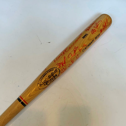 1995 Cincinnati Reds Team Signed Autographed Baseball Bat 28 Signatures