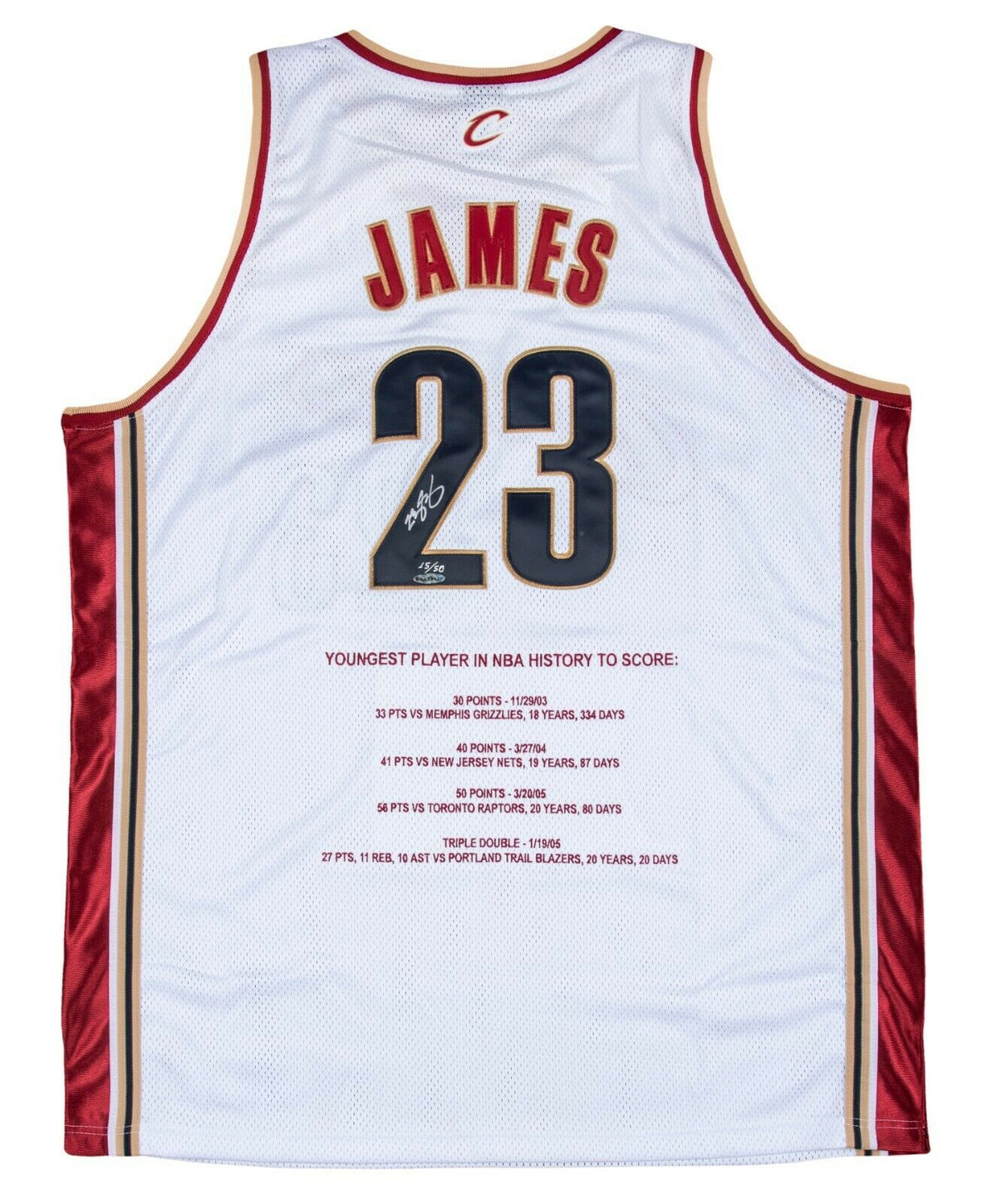 Cleveland sports-memorabilia auction items include LeBron James