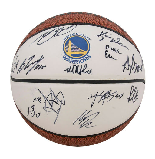 2012-13 Golden State Warriors Team Signed Basketball Stephen Curry Beckett COA