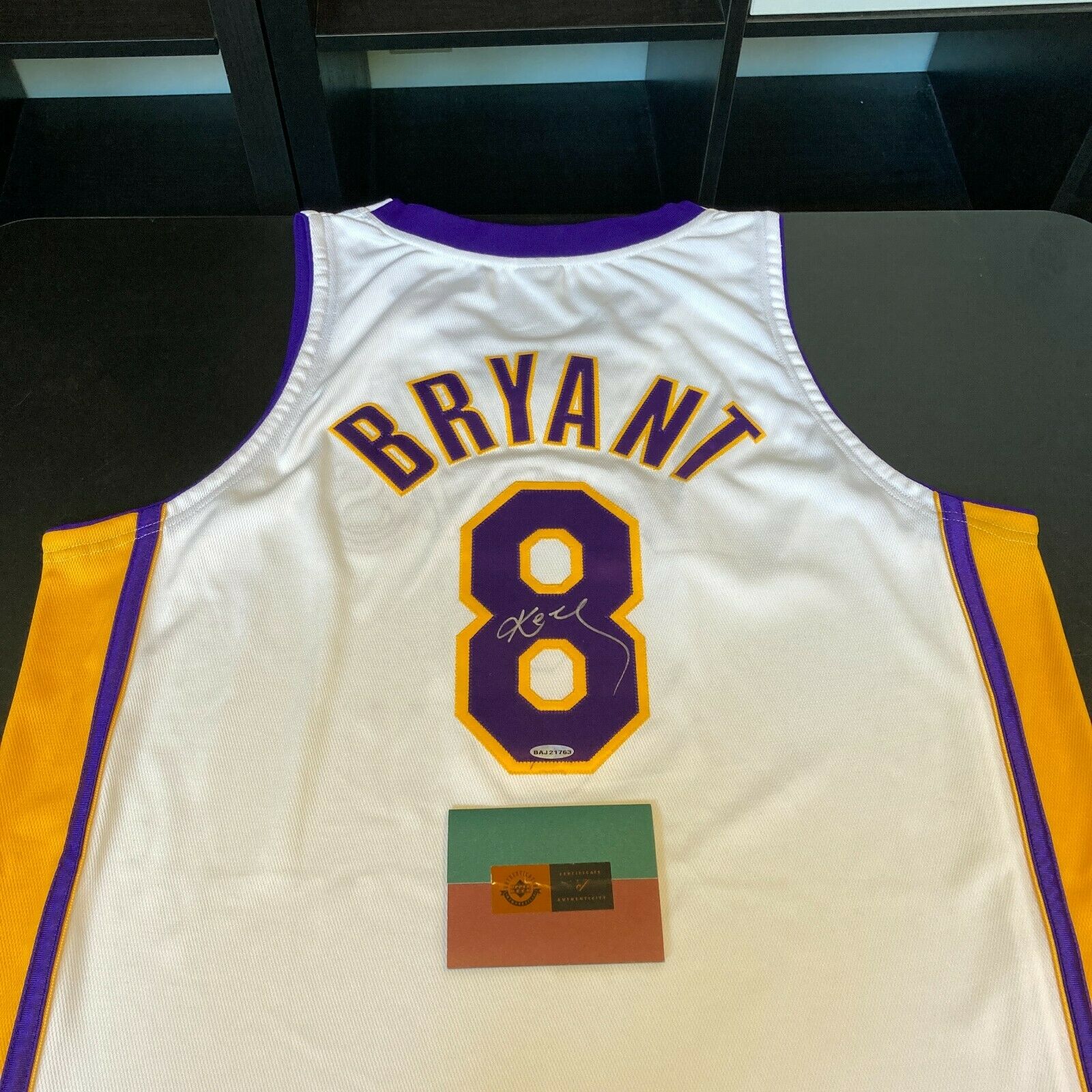 Autographed/Signed Kobe Bryant #8 Los Angeles LA Purple Basketball Jersey  PSA/DNA COA at 's Sports Collectibles Store