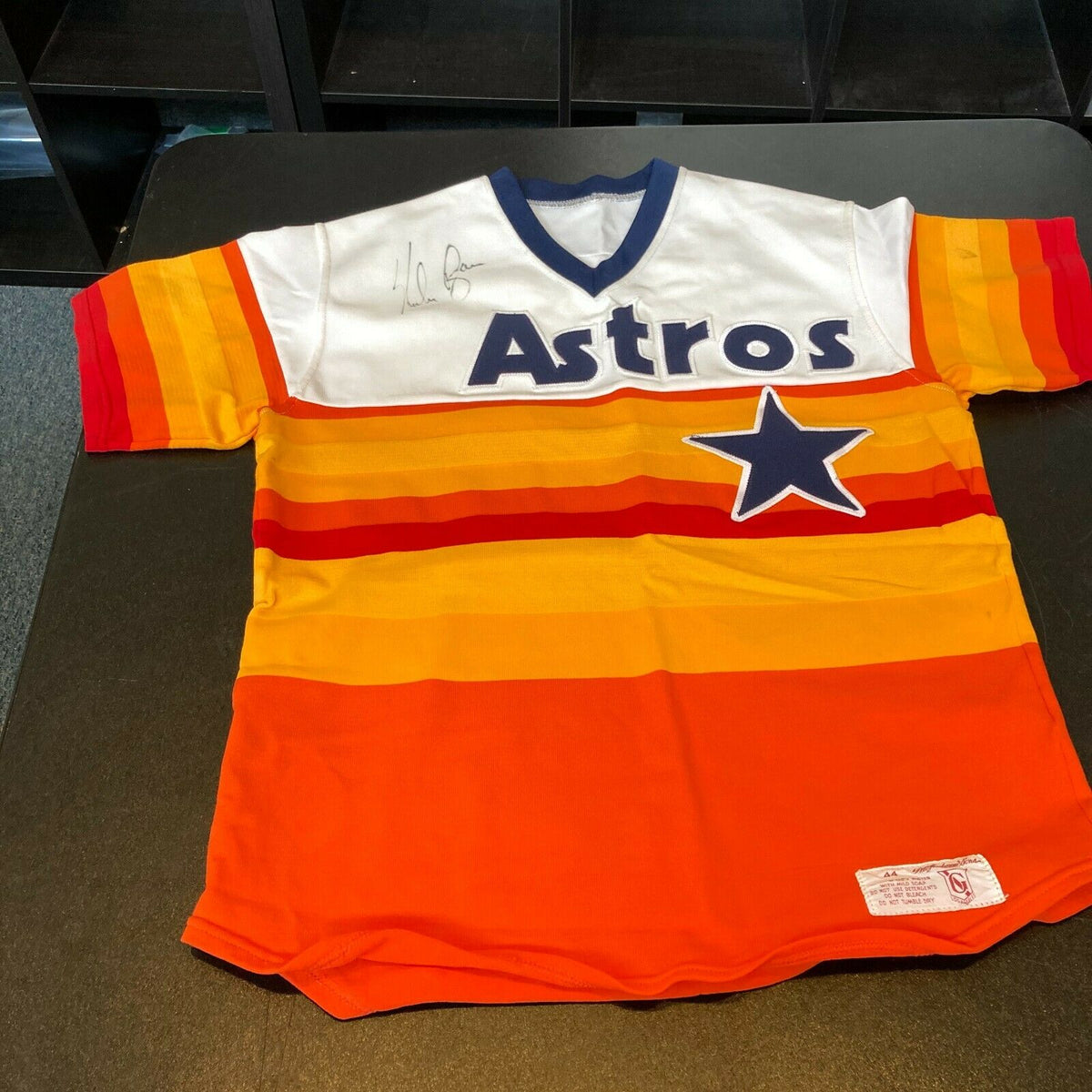 Nolan Ryan Signed Game Used 1980's Houston Astros Jersey JSA & Grey Fl —  Showpieces Sports