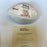 1976 New England Patriots Team Signed Autographed Football With JSA COA