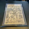 1996 NY Yankees World Series Champs Team Signed Newspaper Derek Jeter JSA COA