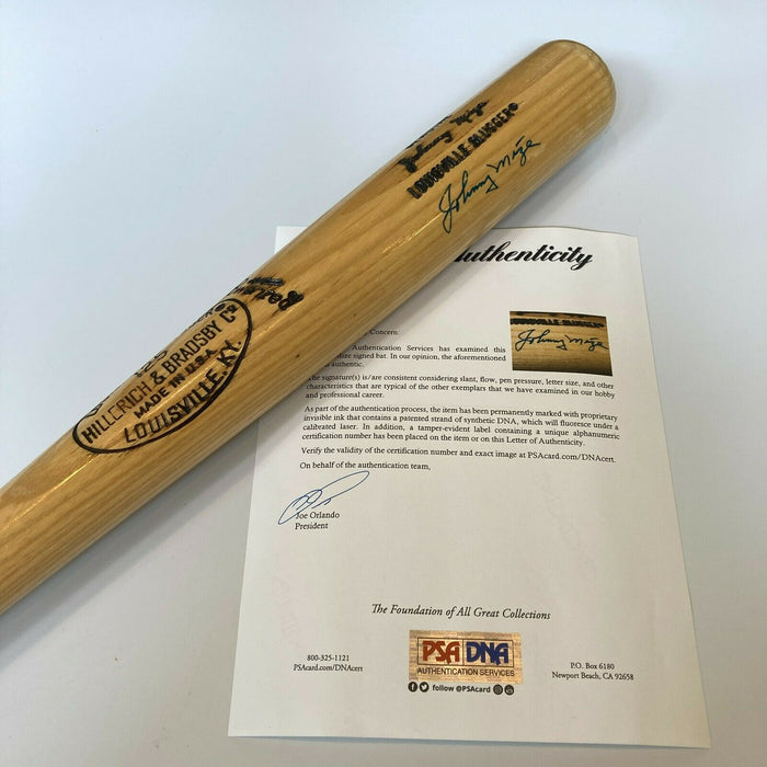 Johnny Mize Signed Louisville Slugger Game Model Baseball Bat PSA DNA