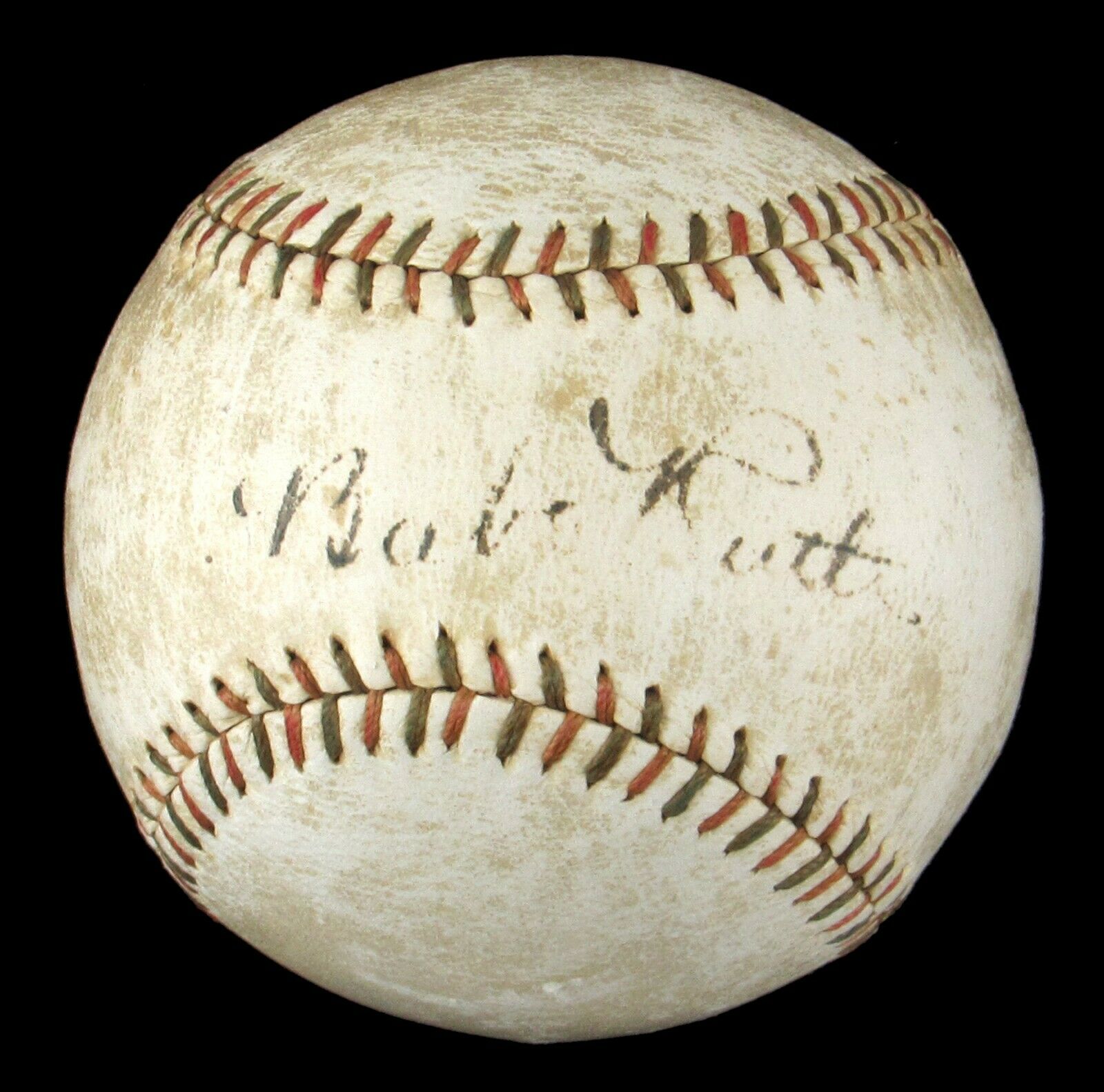 Rare 1920s Babe Ruth Sweet Spot Signed Lucky Dog D&m Baseball Jsa