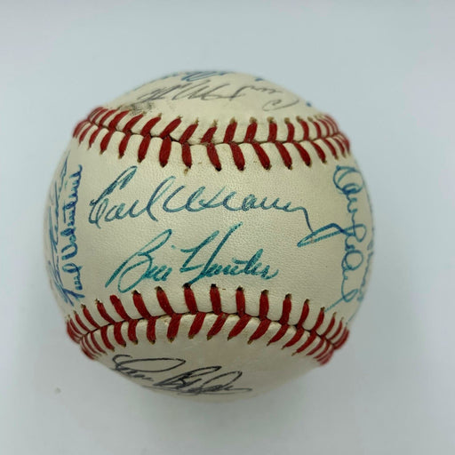 1968 Baltimore Orioles Team Signed Baseball Brooks & Frank Robinson Earl Weaver