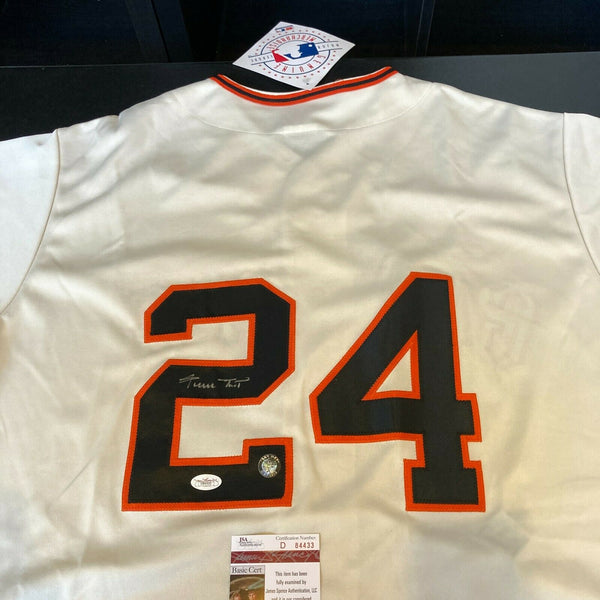 Willie Mays Signed Giants Jersey (JSA)