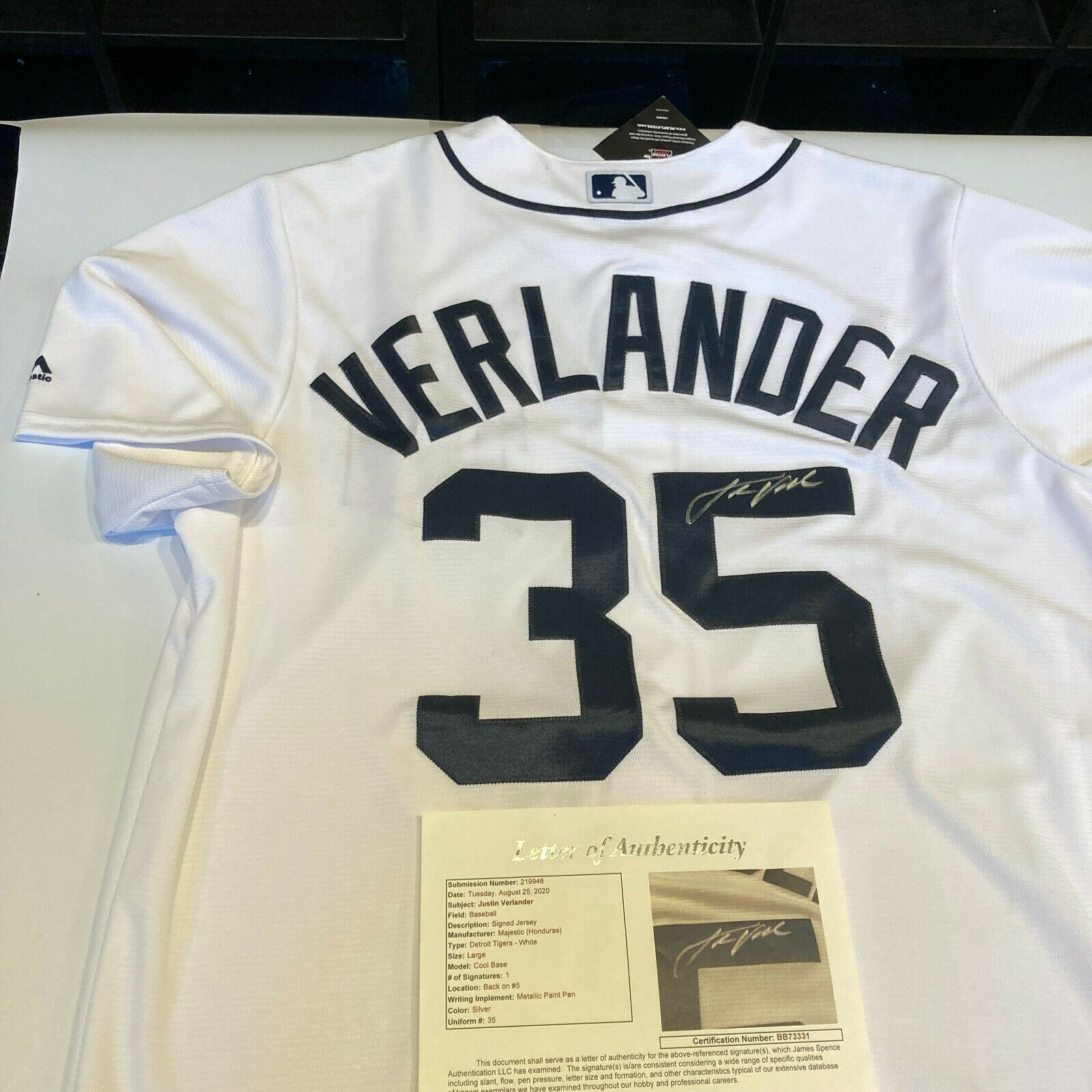 Justin Verlander Detroit Tigers MLB Jersey