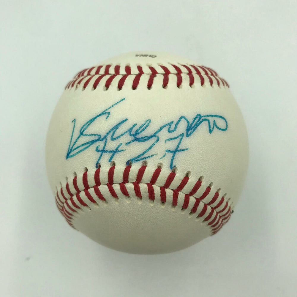 1996 Vladimir Guerrero Pre Rookie Signed Official Minor League Baseball Beckett