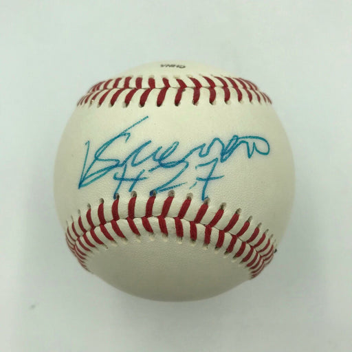 1996 Vladimir Guerrero Pre Rookie Signed Official Minor League Baseball Beckett