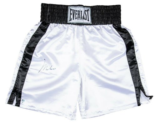 Muhammad Ali Signed Everlast Boxing Trunks Shorts Beckett COA