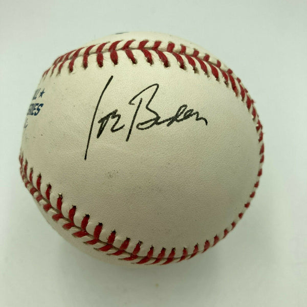 President Joe Biden Signed 2001 World Series First Pitch Baseball PSA DNA COA