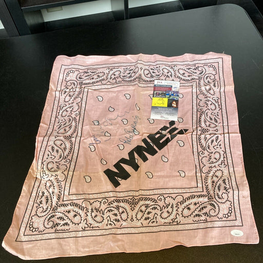 Arlo Guthrie & Melanie  Signed Handkerchief JSA COA Country Music Star