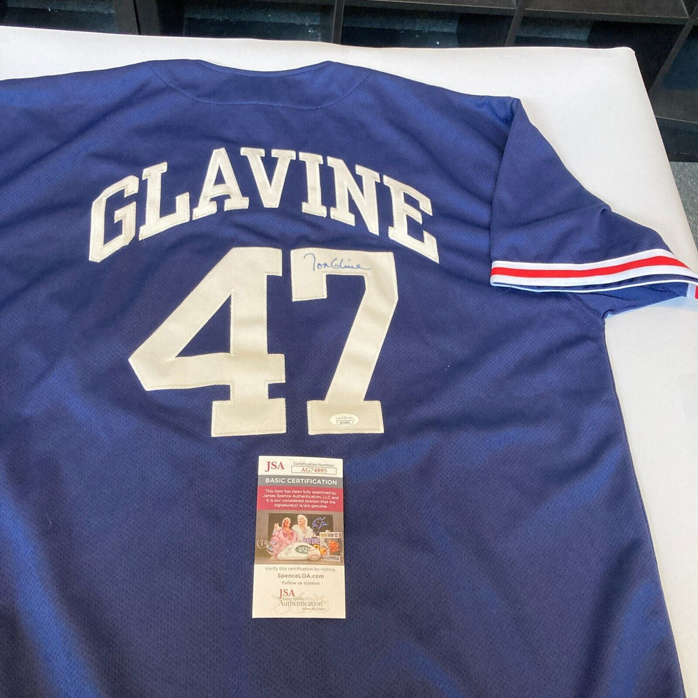 Tom Glavine Signed Atlanta Light Blue Baseball Jersey (JSA)