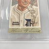 Heinie Manush Signed Hall Of Fame Perez Steele Postcard Cut Signature Beckett