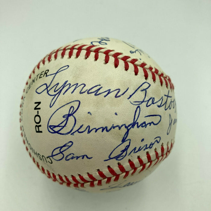 Beautiful Negro League Legends Multi Signed National League Baseball 17 Sigs JSA