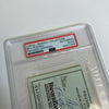 Bill Russell Signed Autographed Bank Check PSA DNA Boston Celtics HOF Legend