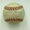 Moe Berg Goose Goslin Sam Rice Washington Senators Legends Signed Baseball PSA
