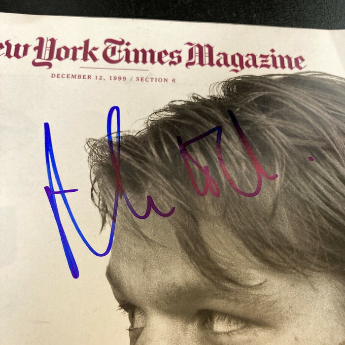 Matt Damon & Martin Frankel Signed Autographed New York Times Magazine JSA COA