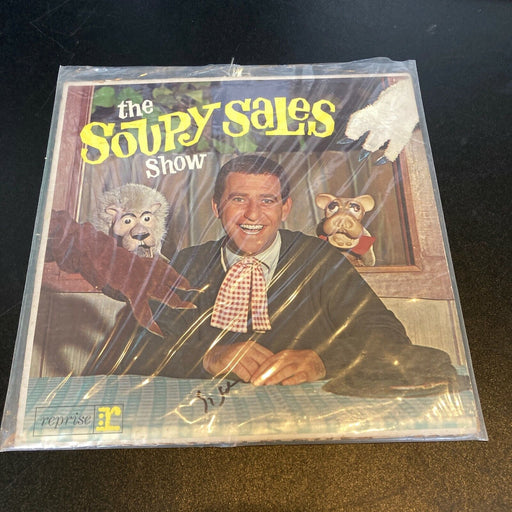 Soupy Sales Signed Autographed Vintage LP Record JSA COA Damaged