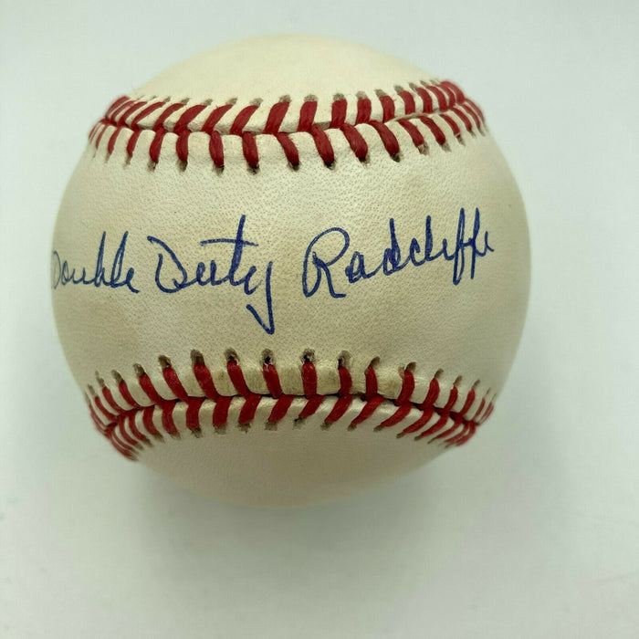 Ted Double Duty Radcliffe Signed Major League Baseball Negro League Legend JSA