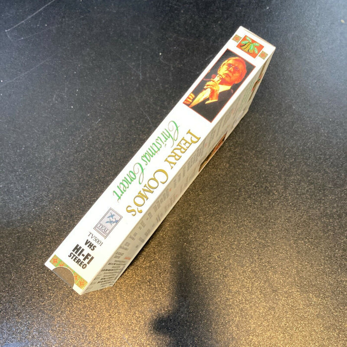 Perry Como Signed Christmas Concert 1993 VHS Movie JSA COA