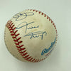 Mickey Mantle Joe Dimaggio Willie Mays NY Centerfielders Signed Baseball PSA DNA