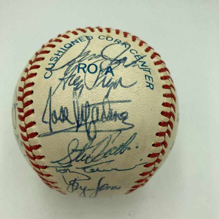 1985 Kansas City Royal World Series Champs Team Signed Baseball With JSA COA