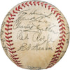 Stunning 1942 New York Yankees AL Champs Team Signed Baseball Joe Dimaggio PSA