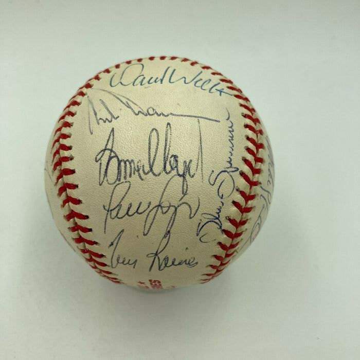 1998 New York Yankees World Series Champs Team Signed W.S. Baseball JSA COA PSA