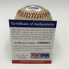 Jeff Montgomery 8/26/1993 Signed Game Used Shut Out Baseball PSA DNA