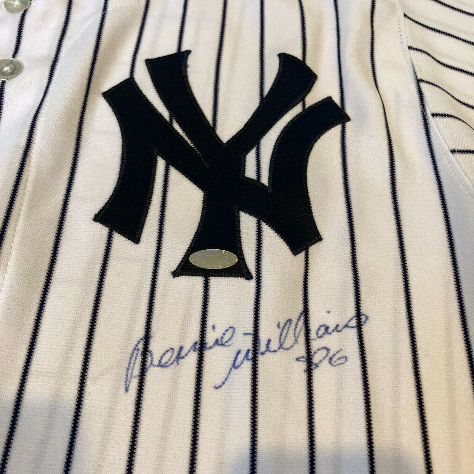 Bernie Williams Signed Authentic New York Yankees Game Model Jersey Steiner  COA