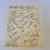 1984 Baltimore Orioles Team Signed Autographed Sheet Cal Ripken Jr.