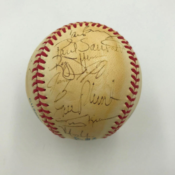 1993 Cleveland Indians Team Signed Game Used American League Baseball JSA COA