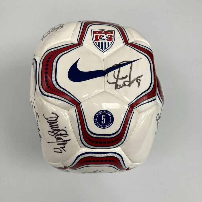 2000 U.S. Women's Team Signed Soccer Ball JSA COA 17 Sigs With Mia Hamm