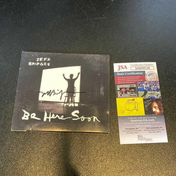 Jeff Bridges Signed Autographed Be Here Soon Music CD JSA COA