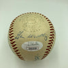 Roger Maris Rookie 1957 Cleveland Indians Team Signed Baseball JSA COA