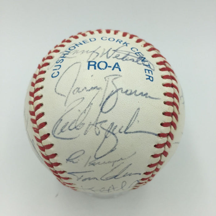 1992 Minnesota Twins Kirby Puckett Team Signed American League Baseball JSA COA