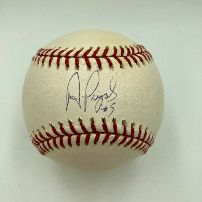 Albert Pujols #5 Rookie Era Signed Major League Baseball With Steiner COA