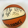 Legendary Coaches Signed Basketball 12 Sigs Phil Jackson Dean Smith JSA COA