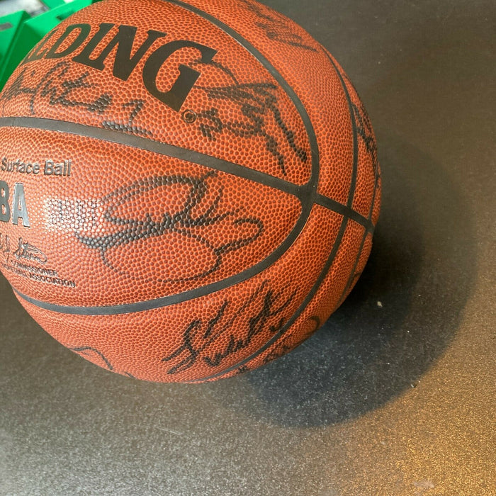 Kobe Bryant Magic Johnson Los Angeles Lakers Legends Signed Basketball JSA COA