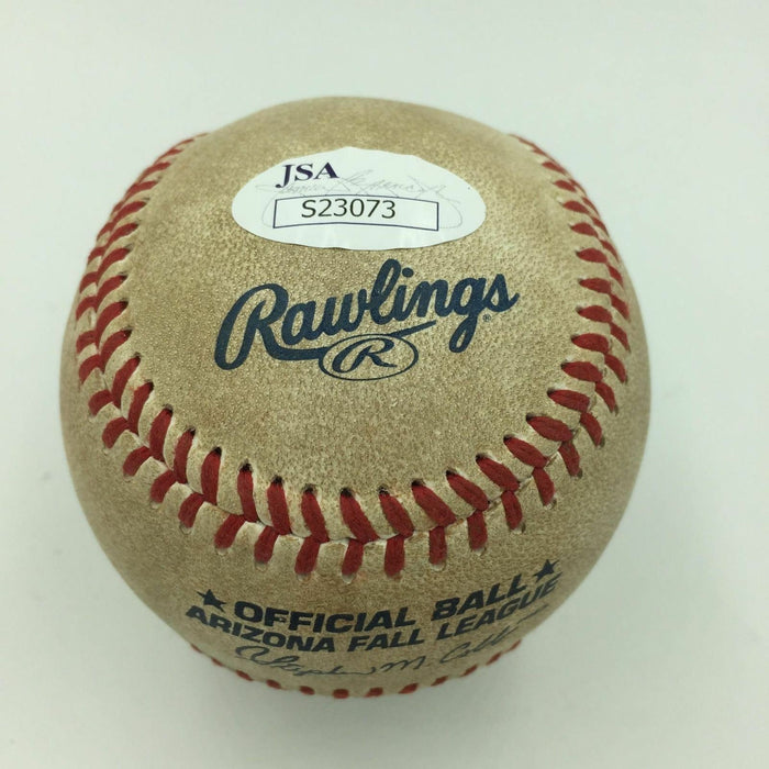 Cody Bellinger Pre Rookie Signed Arizona Fall League Game Used Baseball JSA COA