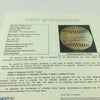 Beautiful 1949 Detroit Tigers Team Signed American League Baseball JSA COA