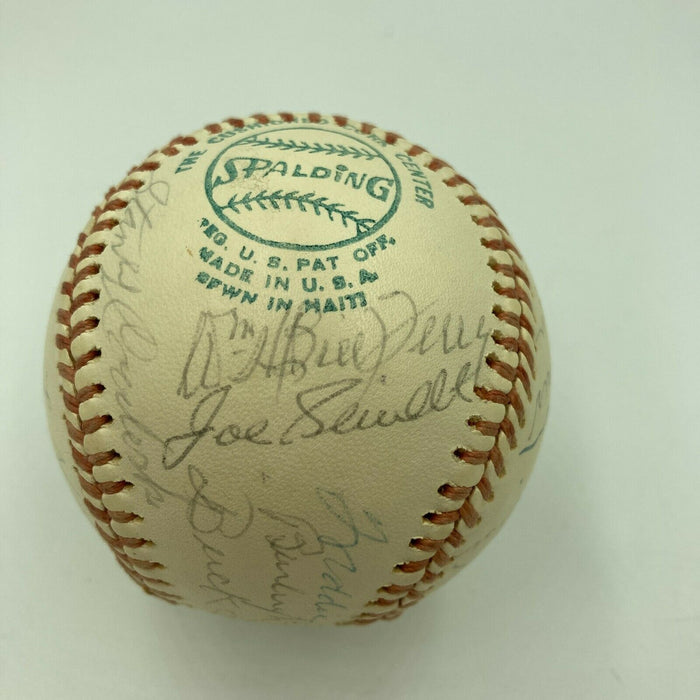 1976 Hall of Fame Induction Multi Signed Baseball Joe Cronin Red Ruffing JSA LOA